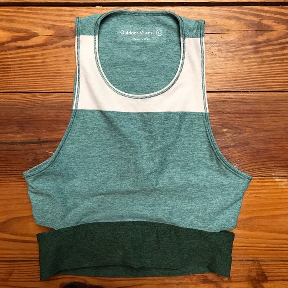 Outdoor Voices Tri-Tone Bra and Leggings, NWOT XS - Picture 2 of 16